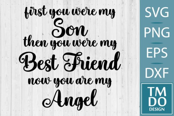 Download Son is My Angel, in Loving Memory SVG - Son Collection