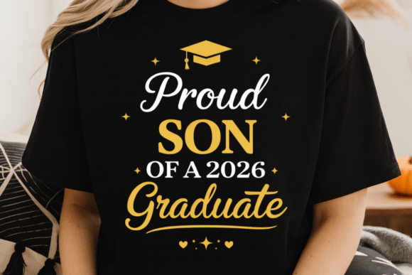 Download Proud Son 2026 Graduate Shirt PNG - Son Collection