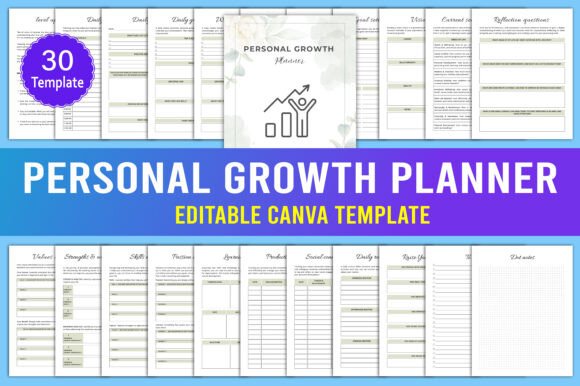 Download Personal Growth Planner Canva - Son Collection