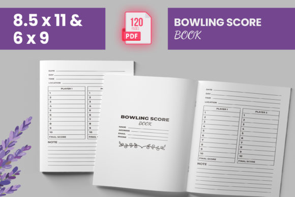 Download Bowling Score Book (KDP Interior) - Bowling score book Collection