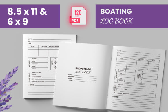 Download Boating Log Book (KDP Interior) - Premium Bundle