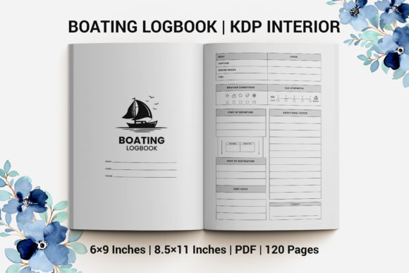 Download Boating Log Book | KDP INTERIOR - Premium Resources
