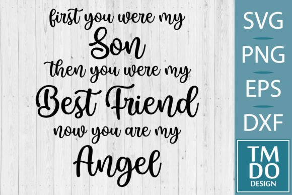 Download Son is My Angel, in Loving Memory SVG - Son Collection