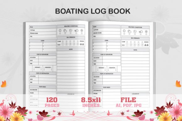 Download Boating Log Book Daily Journal - Boating log book Collection