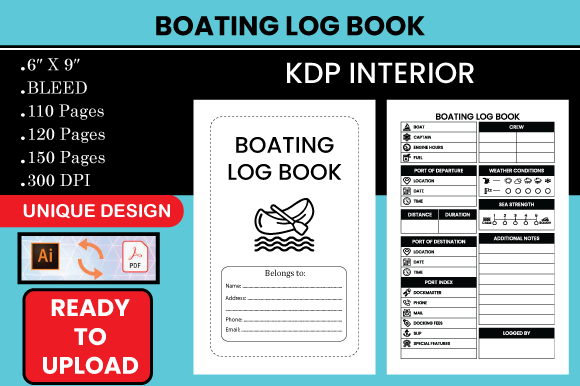 Download Boating Log Book - KDP Interior - Premium Resources