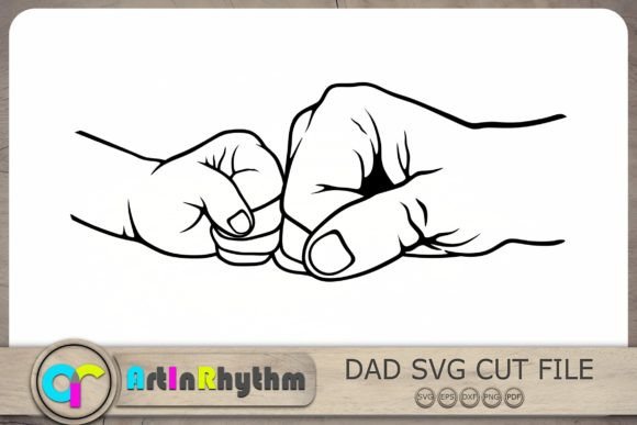 Download Fist Bump Svg, Father and Son Svg - Son Collection